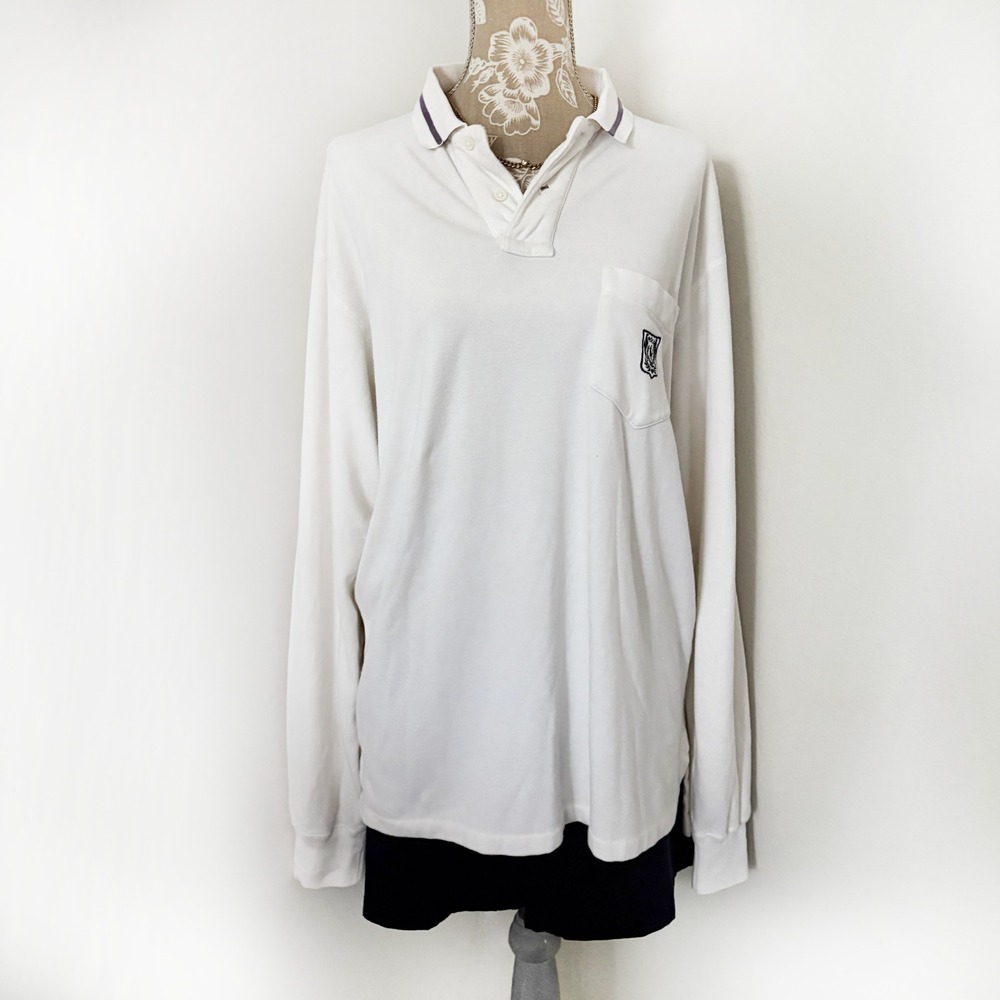 Polo by Ralph Lauren men's white long sleeve shirt Sz M